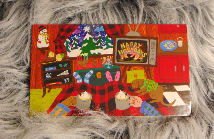 Cozy Holiday Camper - Eggnog, Ornament, Gift, Wreath, Squirrel